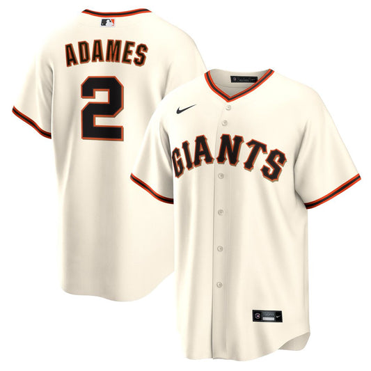 San Francisco Giants Willy Adames Cream Home Replica Baseball Jersey