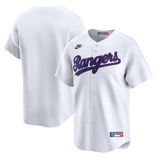 Texas Rangers White Cooperstown Collection Limited Baseball Jersey