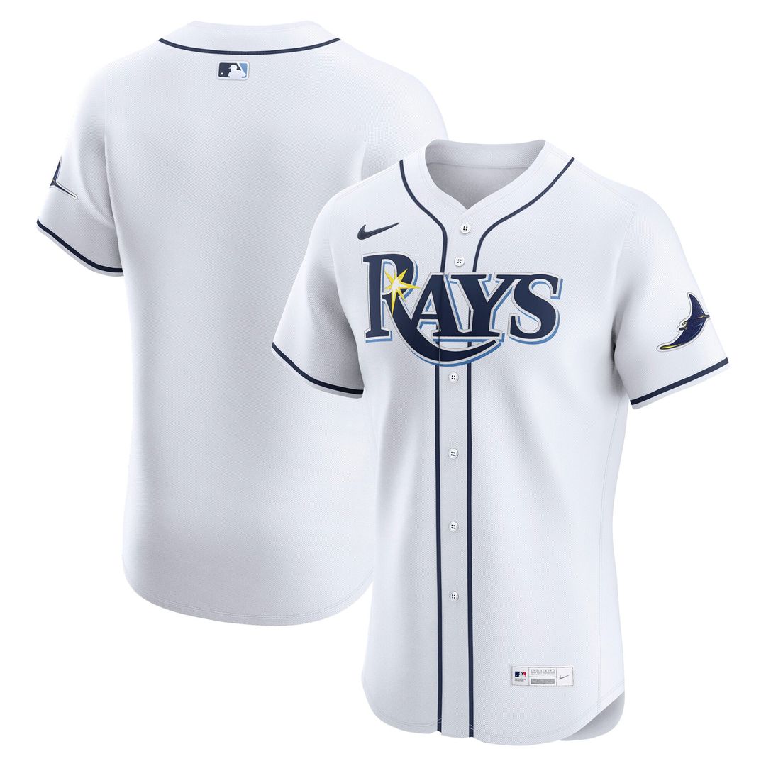 Tampa Bay Rays White Home Elite Baseball Jersey