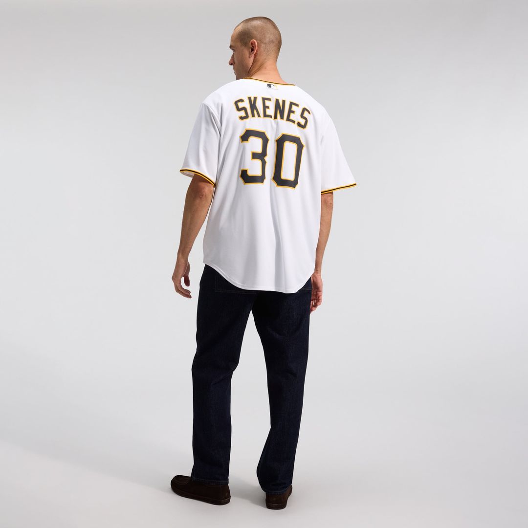 Pittsburgh Pirates Paul Skenes White Home Replica Baseball Jersey | MLB Baseball Jersey