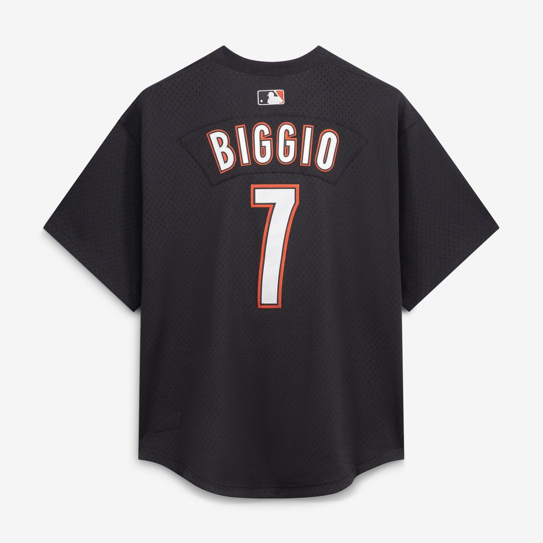 Houston Astros Craig Biggio Black Authentic Batting Practice Baseball Jersey | MLB Baseball Jersey