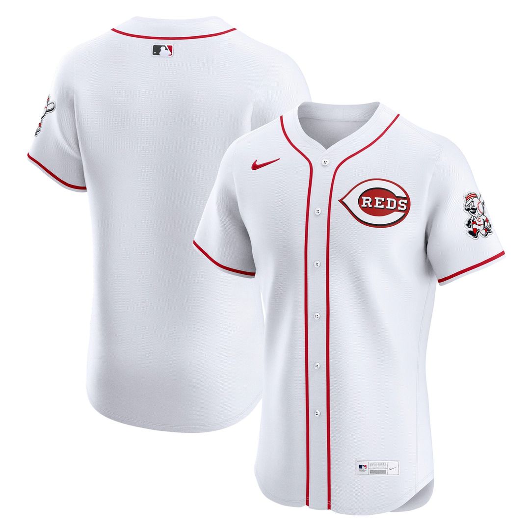 Cincinnati Reds White Home Elite Baseball Jersey