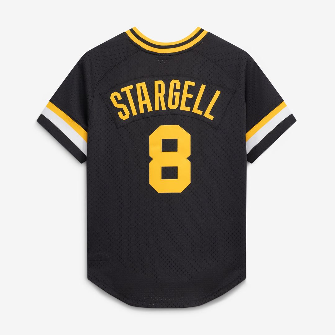 Pittsburgh Pirates Willie Stargell Black Authentic Batting Practice Baseball Jersey | MLB Baseball Jersey