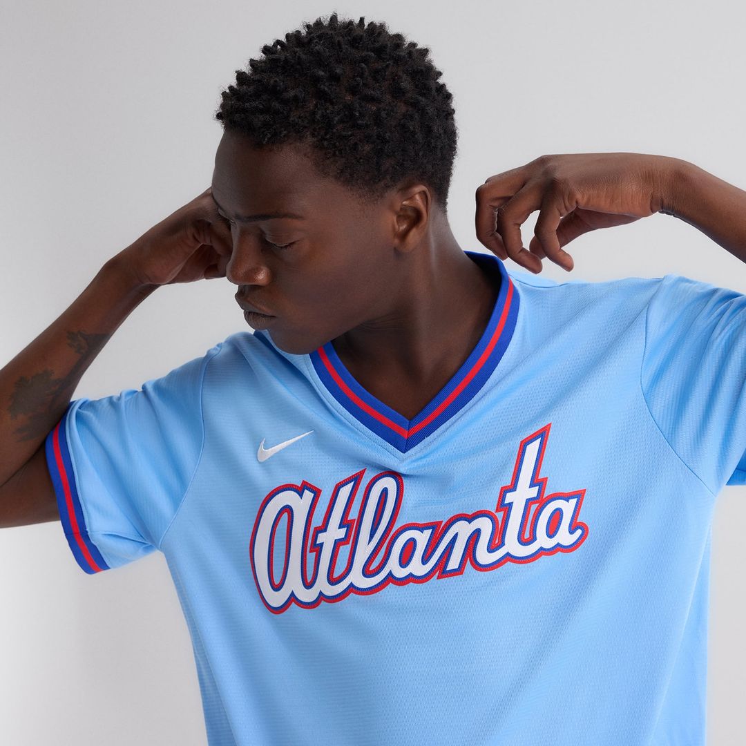Atlanta Braves Powder Blue 2026 City Connect Stadium Baseball Jersey | MLB Baseball Jersey