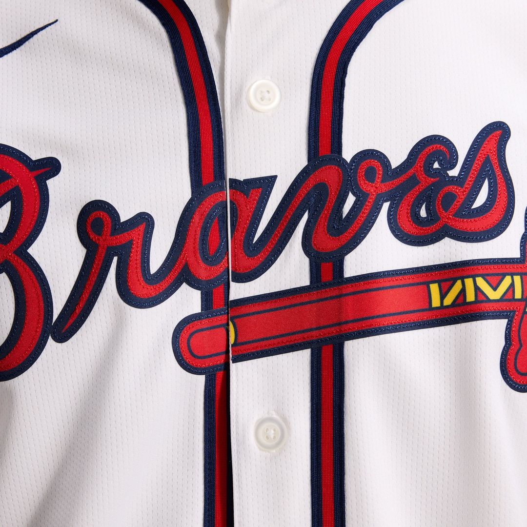 Atlanta Braves White Home Limited Baseball Jersey | MLB Baseball Jersey