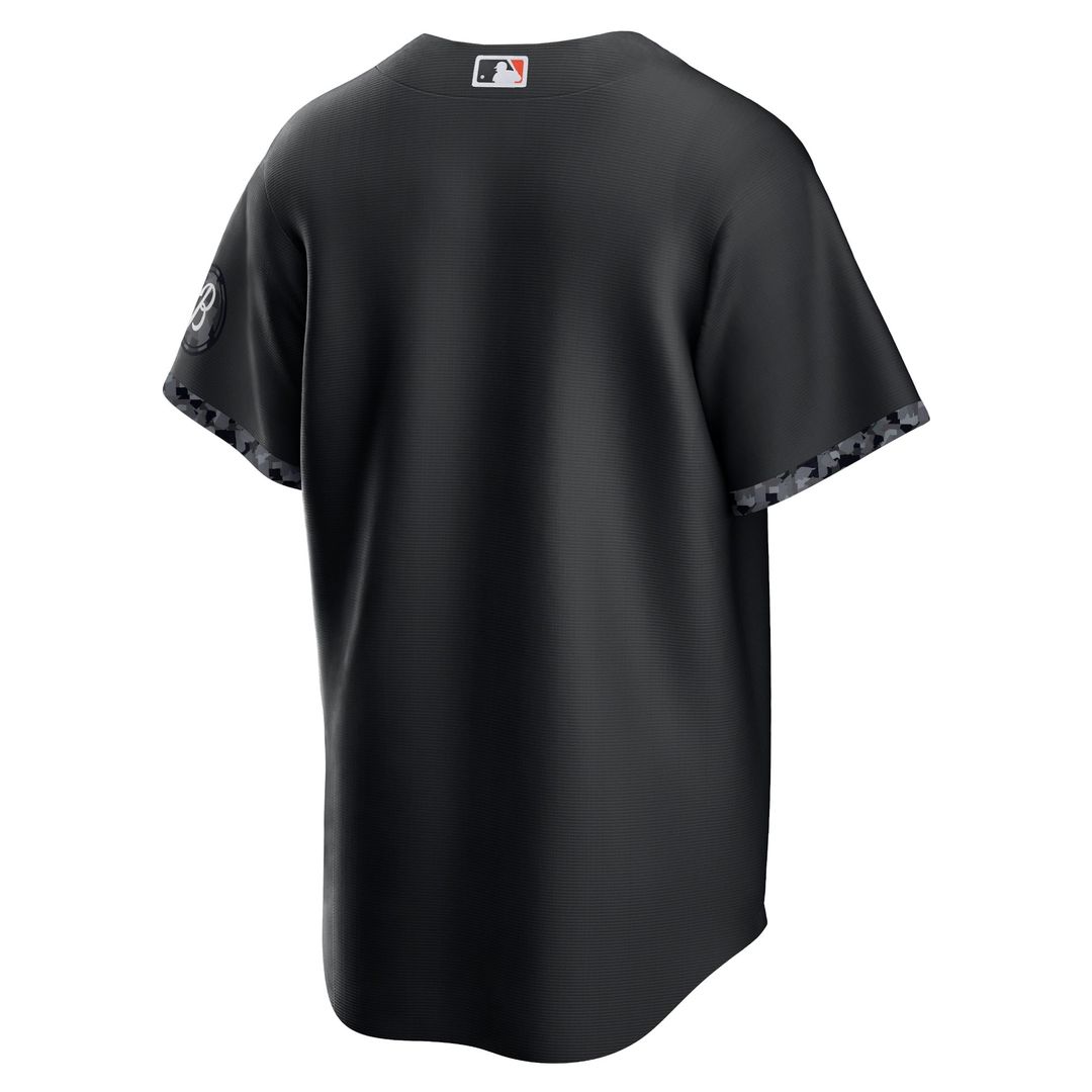 Baltimore Orioles Black City Connect Replica Baseball Jersey | MLB Baseball Jersey