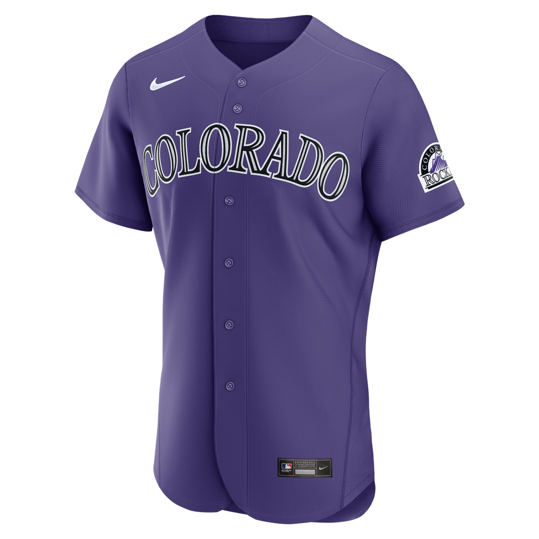 Colorado Rockies Purple Alternate Authentic Baseball Jersey | MLB Baseball Jersey