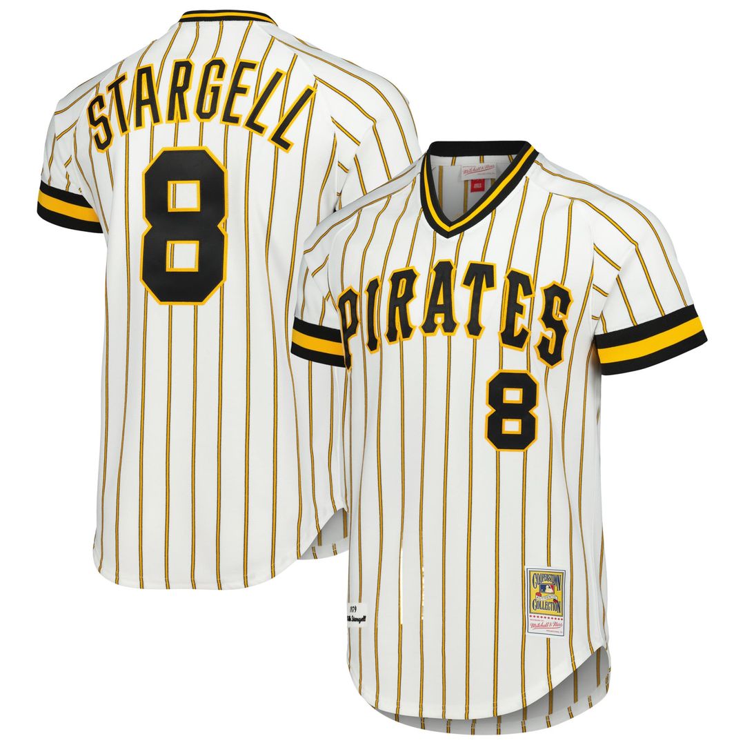 Pittsburgh Pirates Willie Stargell White Cooperstown Collection 1979 Authentic Baseball Jersey