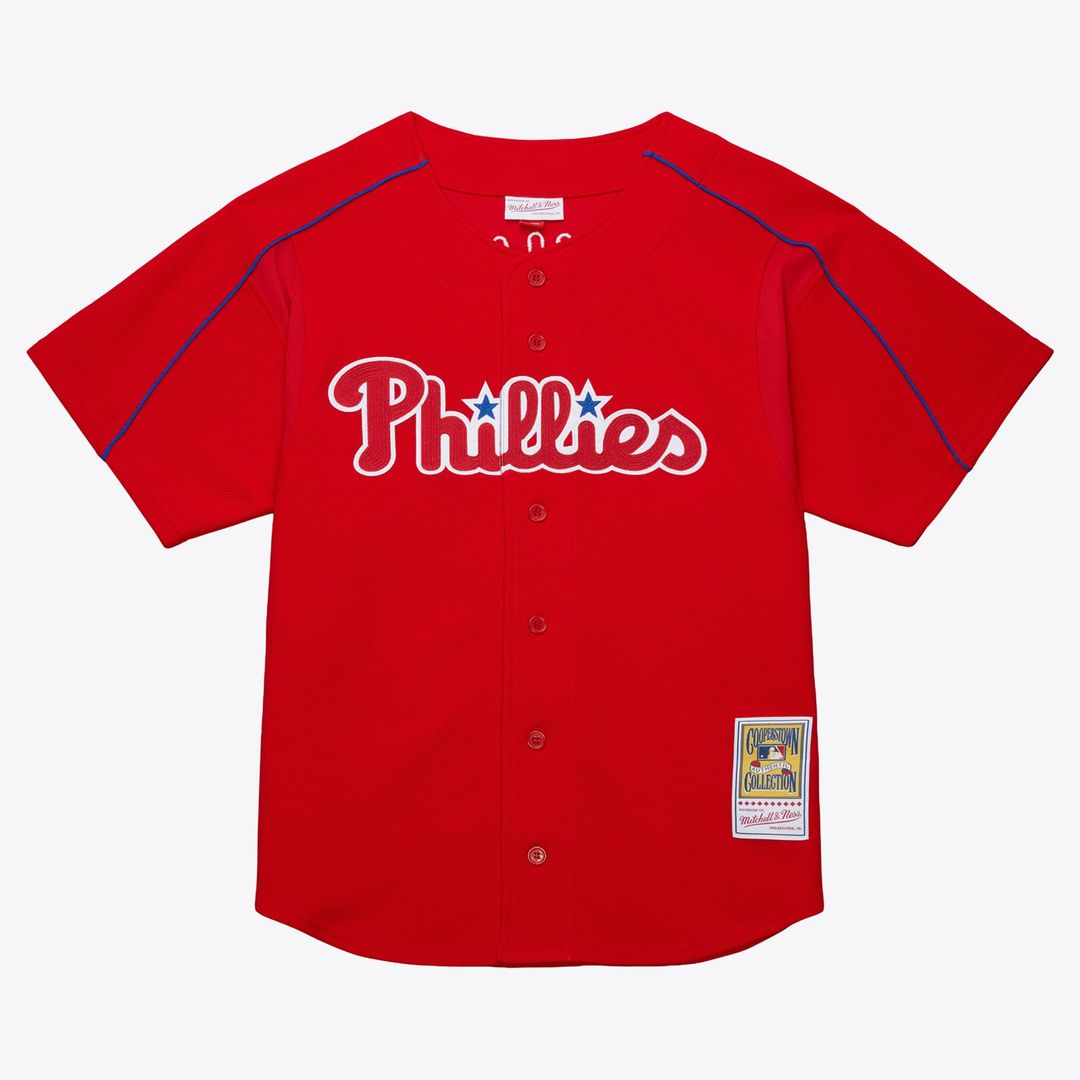 Philadelphia Phillies Ryan Howard Red Big & Tall Cooperstown Mesh Batting Practice Baseball Jersey | MLB Baseball Jersey