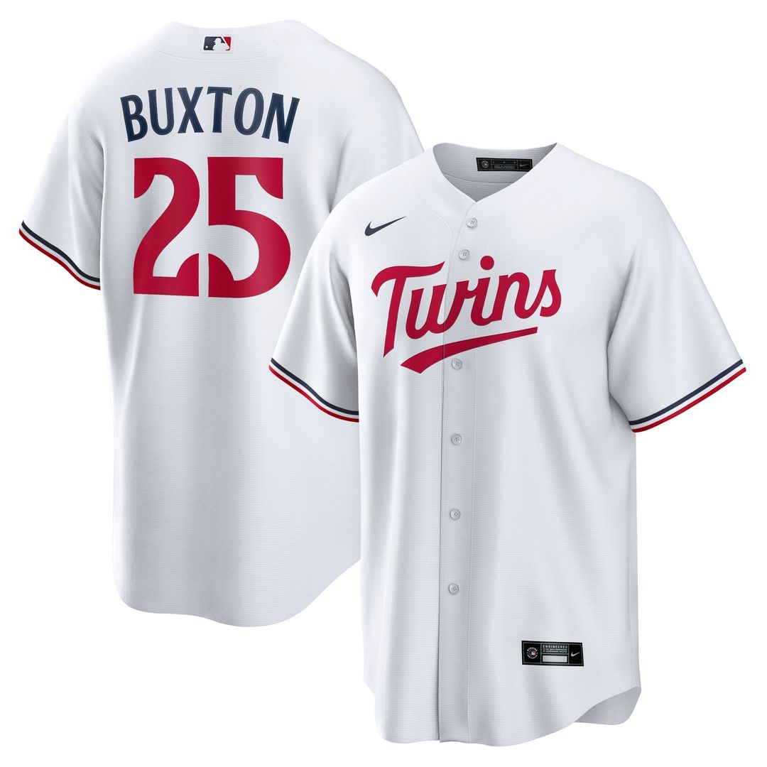 Minnesota Twins Byron Buxton White Home Replica Baseball Jersey