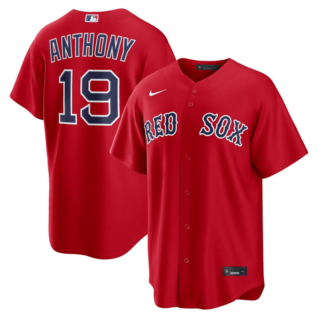 Boston Red Sox Roman Anthony Red Alternate Replica Baseball Jersey
