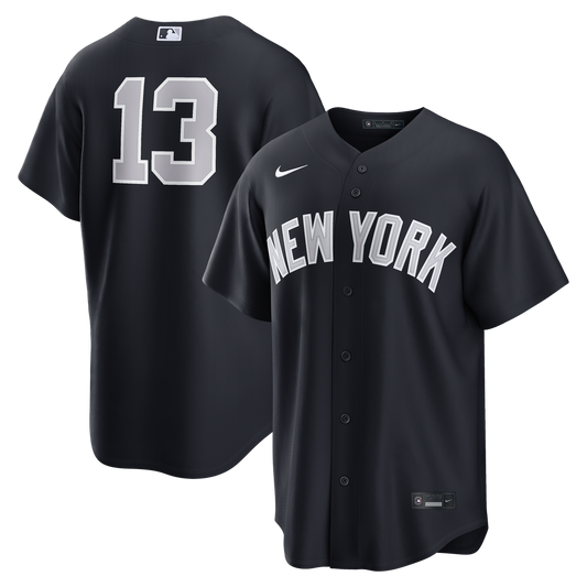 New York Yankees Jazz Chisholm Jr. Navy Alternate Replica Baseball Jersey