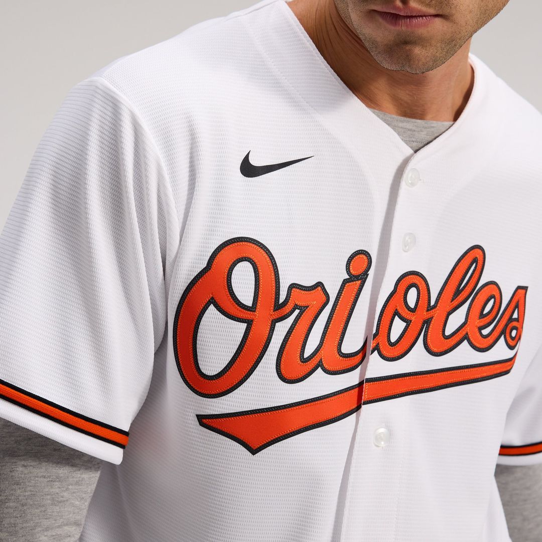Baltimore Orioles White Home Replica Team Baseball Jersey | MLB Baseball Jersey