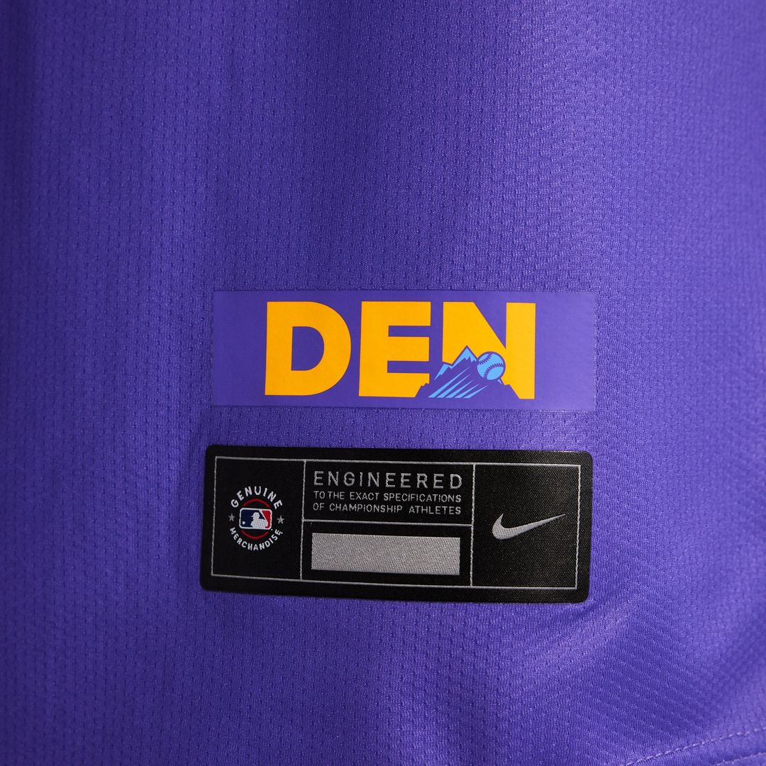 Colorado Rockies Purple/Light Blue 2025 City Connect Limited Baseball Jersey | MLB Baseball Jersey