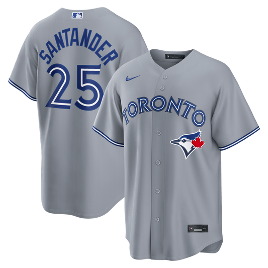 Toronto Blue Jays Anthony Santander Gray Road Replica Baseball Jersey