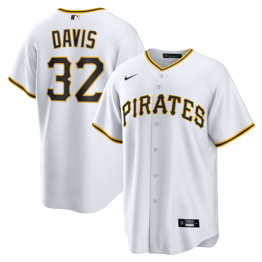 Pittsburgh Pirates Henry Davis White Home Replica Baseball Jersey