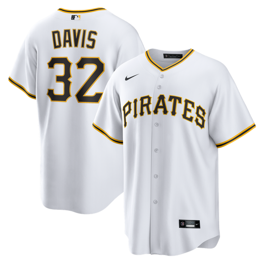 Pittsburgh Pirates Henry Davis White Home Replica Baseball Jersey