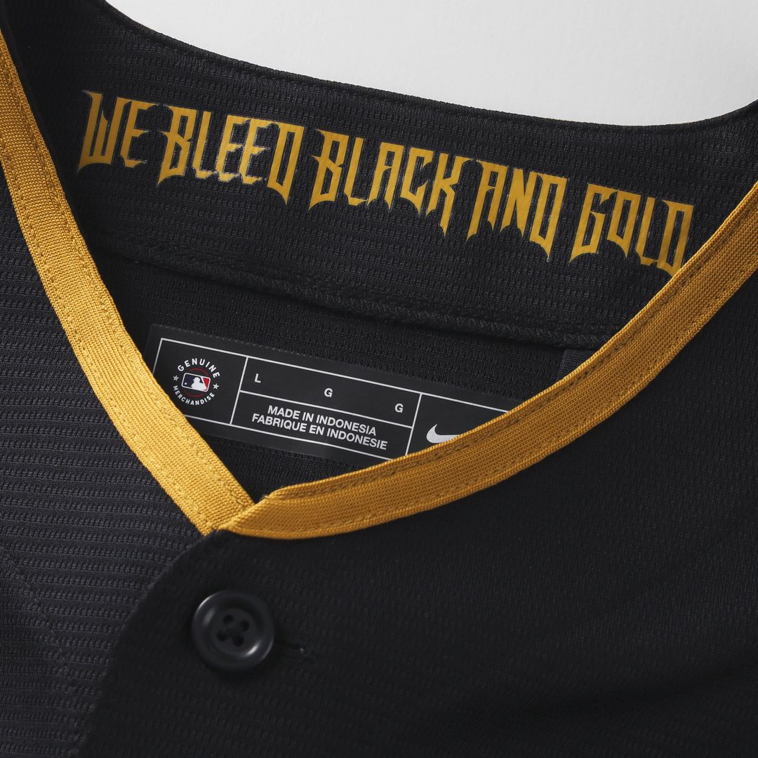 Pittsburgh Pirates Black 2026 City Connect Stadium Baseball Jersey | MLB Baseball Jersey
