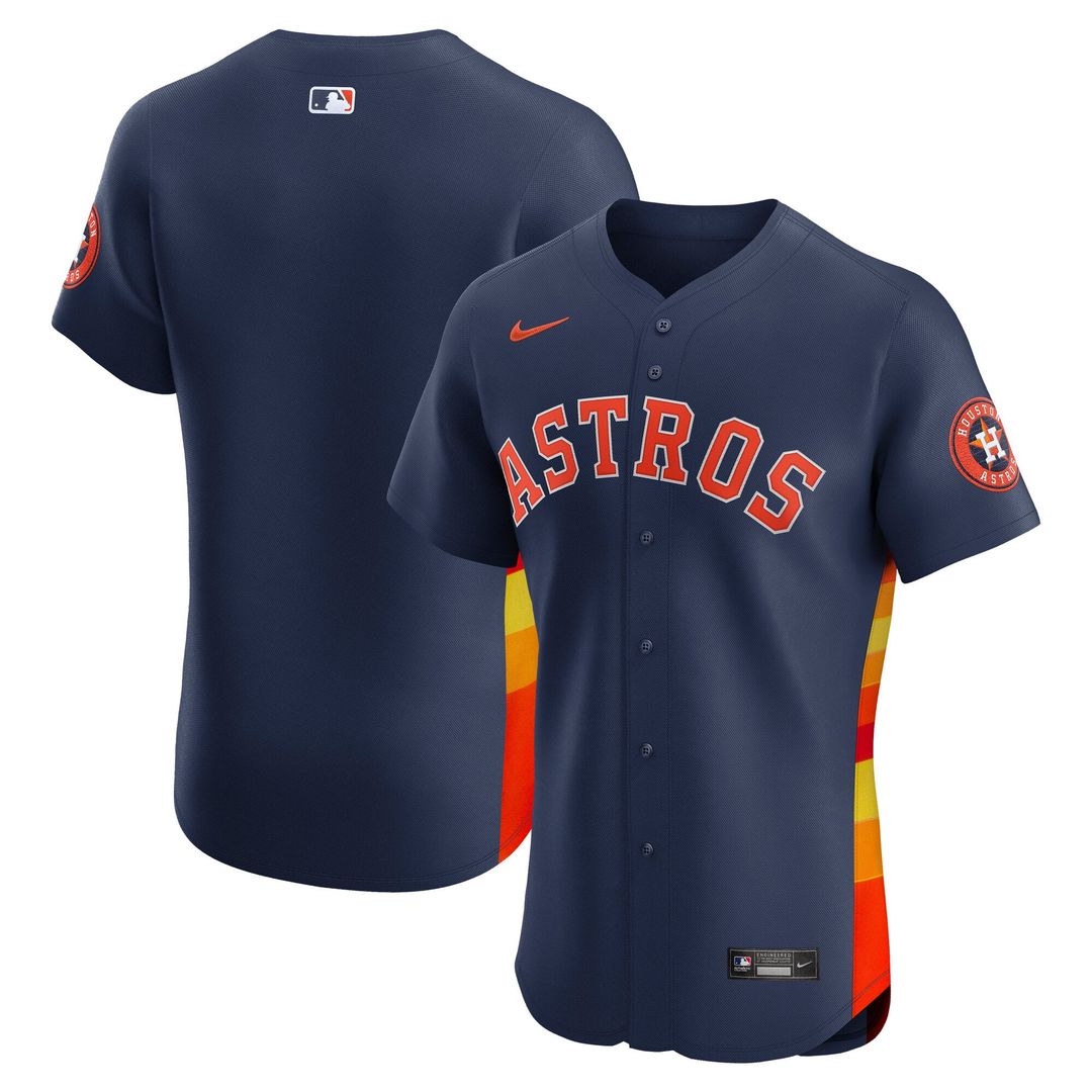Houston Astros Navy Alternate 2 Elite Baseball Jersey