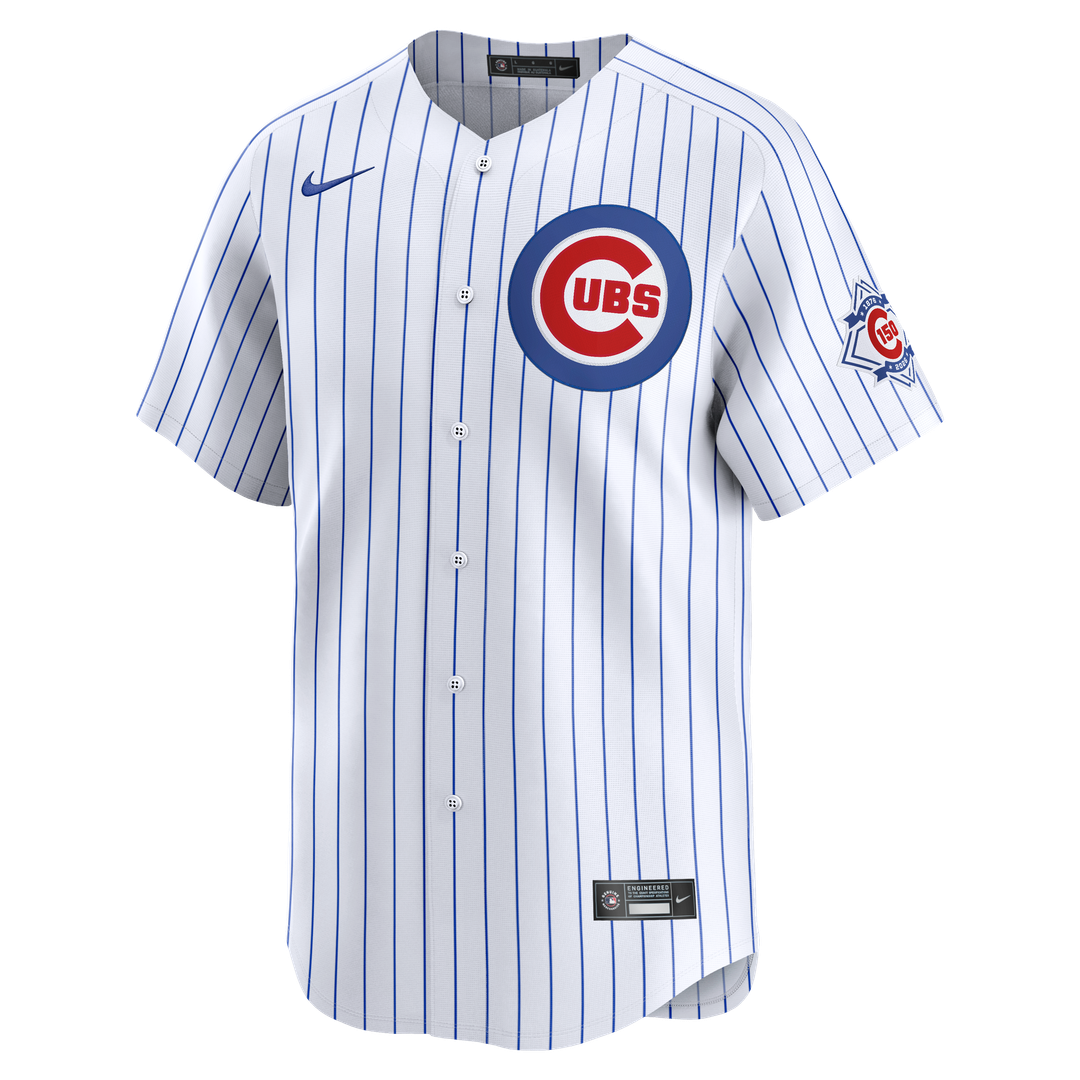 Chicago Cubs Pete Crow-Armstrong White 150th Anniversary Limited Baseball Jersey | MLB Baseball Jersey