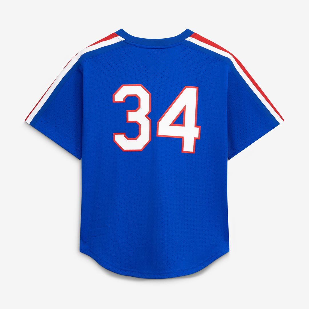 Texas Rangers Nolan Ryan Royal Authentic Batting Practice Baseball Jersey | MLB Baseball Jersey