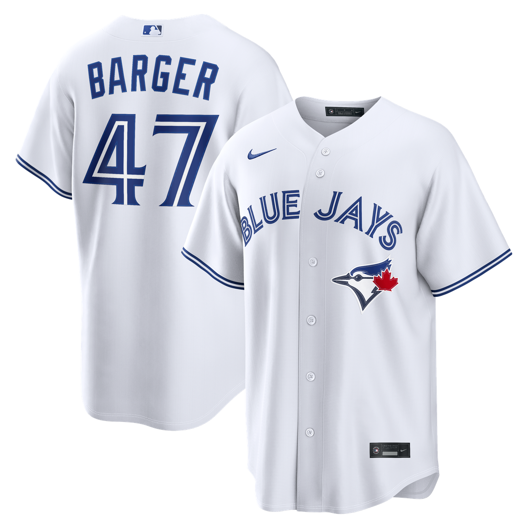 Toronto Blue Jays Addison Barger White Home Replica Baseball Jersey