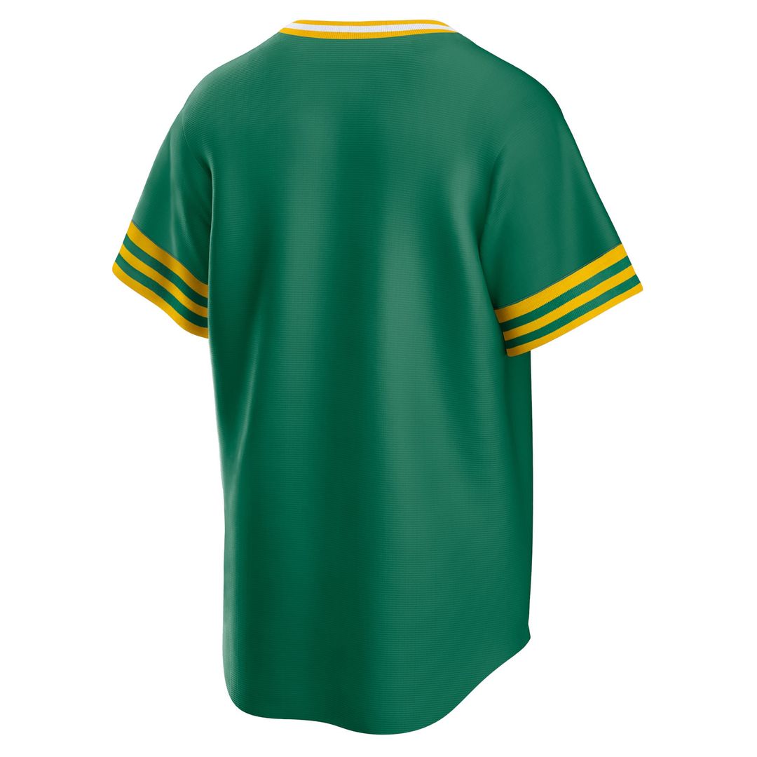 Athletics Kelly Green Road Cooperstown Collection Team Baseball Jersey | MLB Baseball Jersey