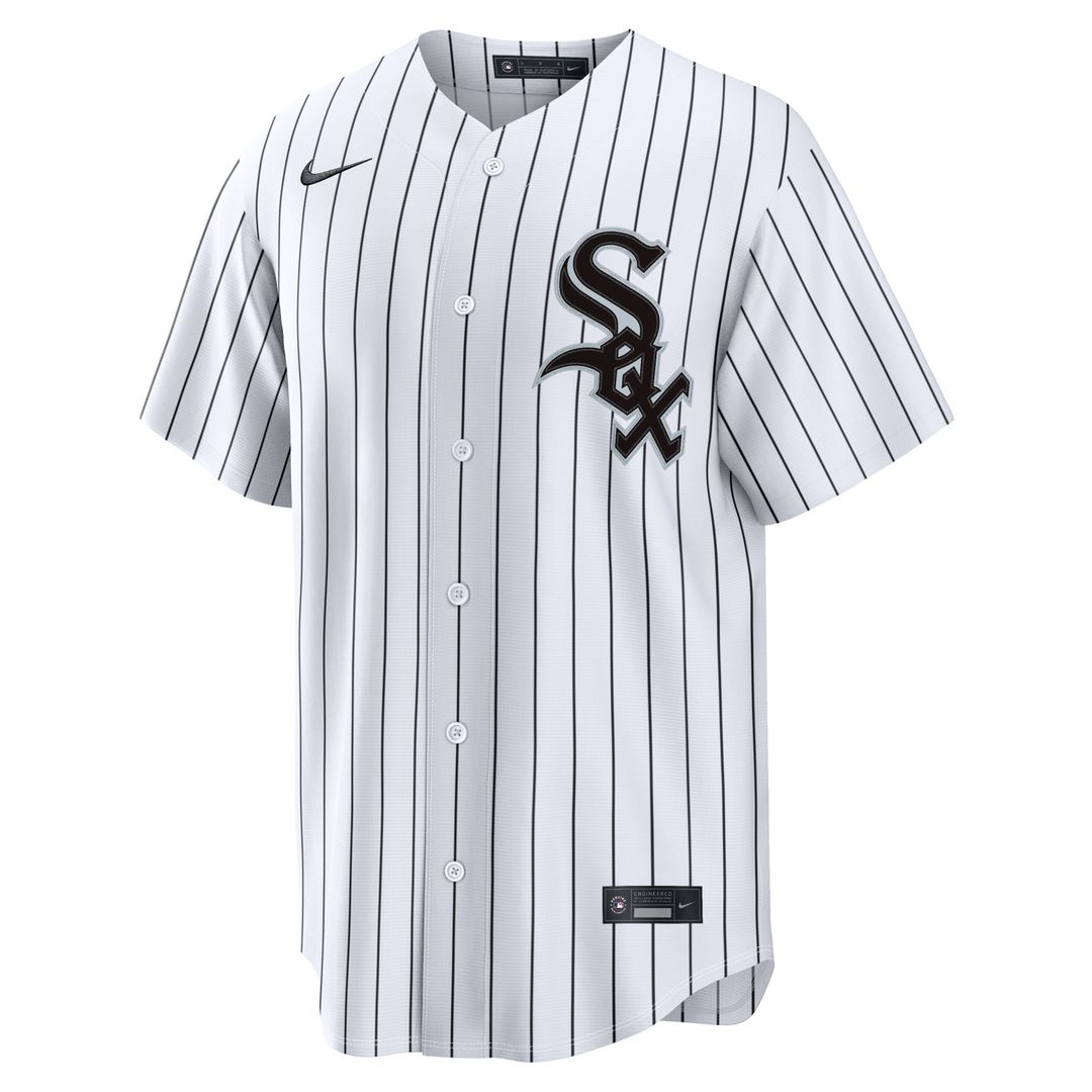 Chicago White Sox Huascar Brazoban White Home Replica Baseball Jersey | MLB Baseball Jersey