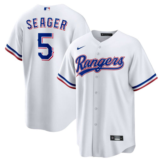 Texas Rangers Corey Seager White Home Replica Baseball Jersey