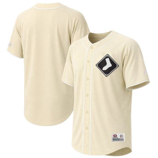 Chicago White Sox Stitches Cream Fashion Baseball Jersey