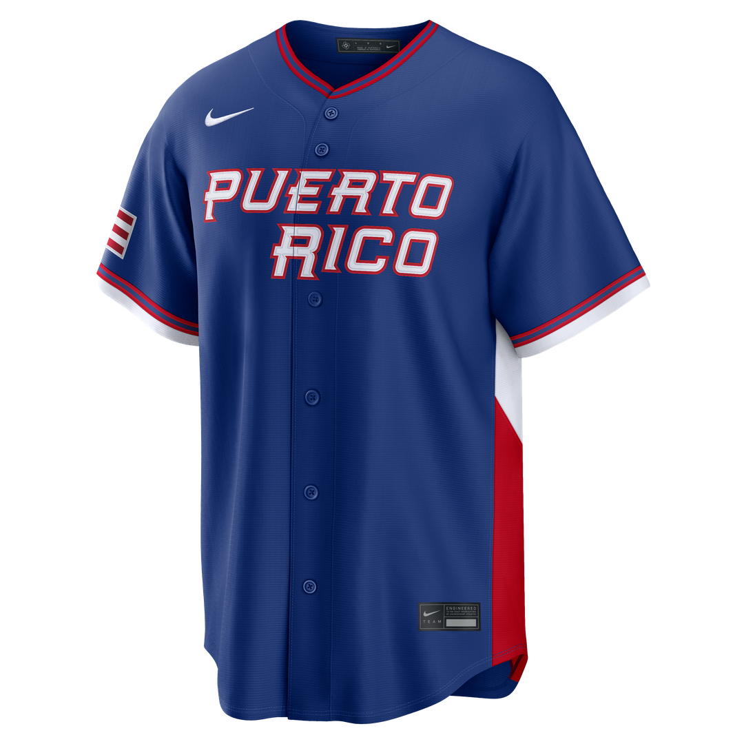 Puerto Rico Baseball Martín Maldonado Royal 2026 World Baseball Classic Road Stadium Baseball Jersey | MLB Baseball Jersey