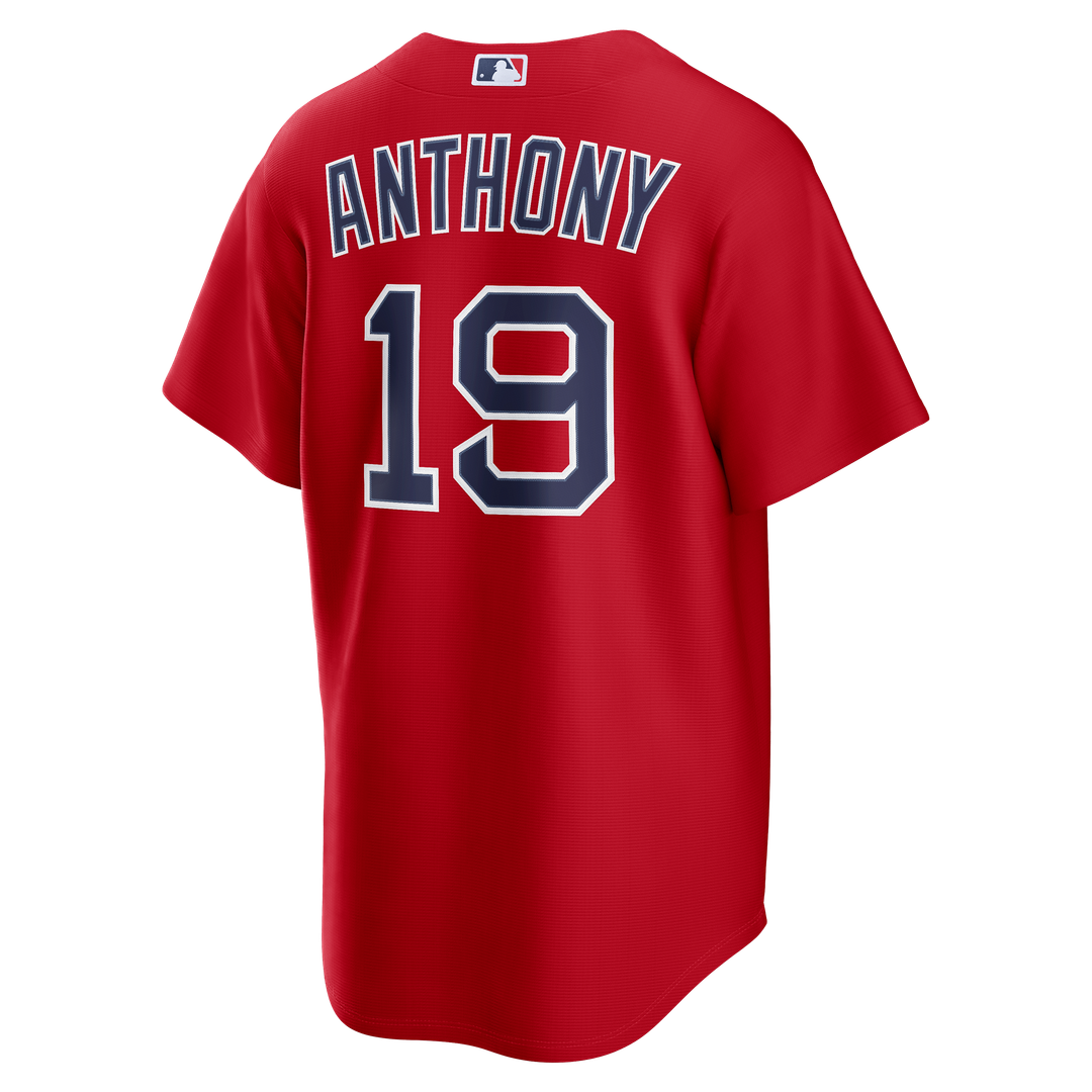 Boston Red Sox Roman Anthony Red Alternate Replica Baseball Jersey | MLB Baseball Jersey