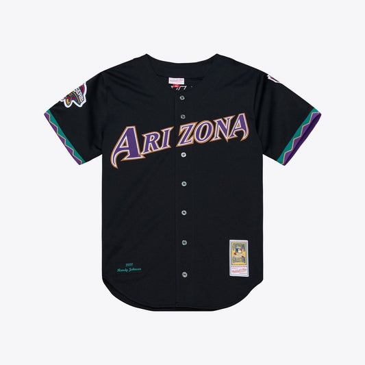 Arizona Diamondbacks Randy Johnson Black 2001 Authentic Baseball Jersey
