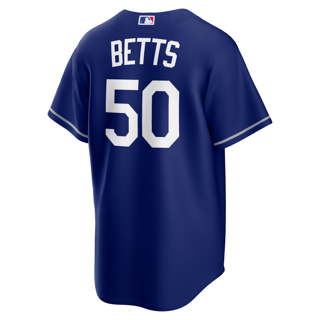 Los Angeles Dodgers Mookie Betts Royal Alternate Replica Baseball Jersey | MLB Baseball Jersey