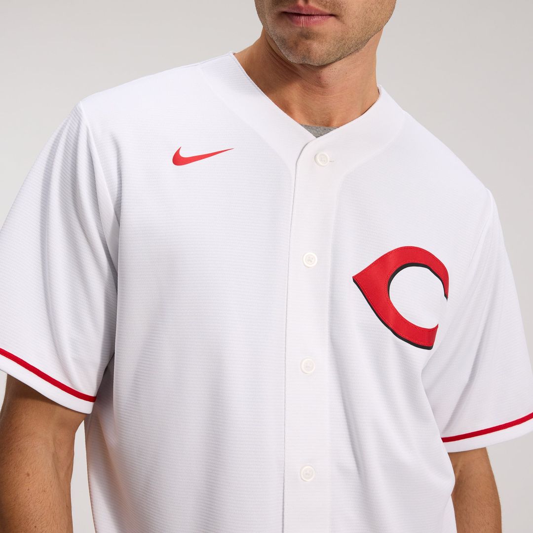 Cincinnati Reds Elly De La Cruz White Alternate 2 Replica Baseball Jersey | MLB Baseball Jersey