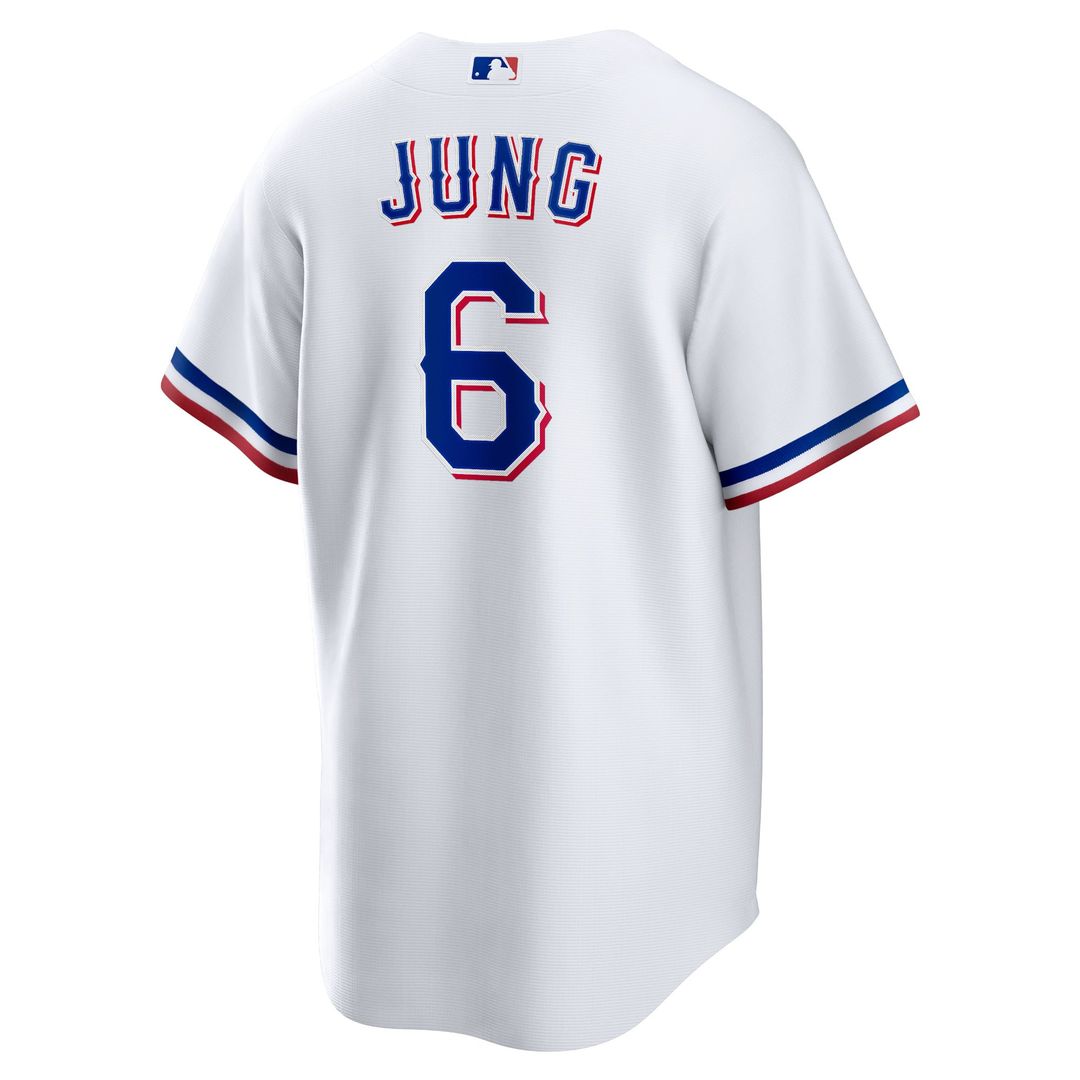 Texas Rangers Josh Jung White Replica Baseball Jersey | MLB Baseball Jersey