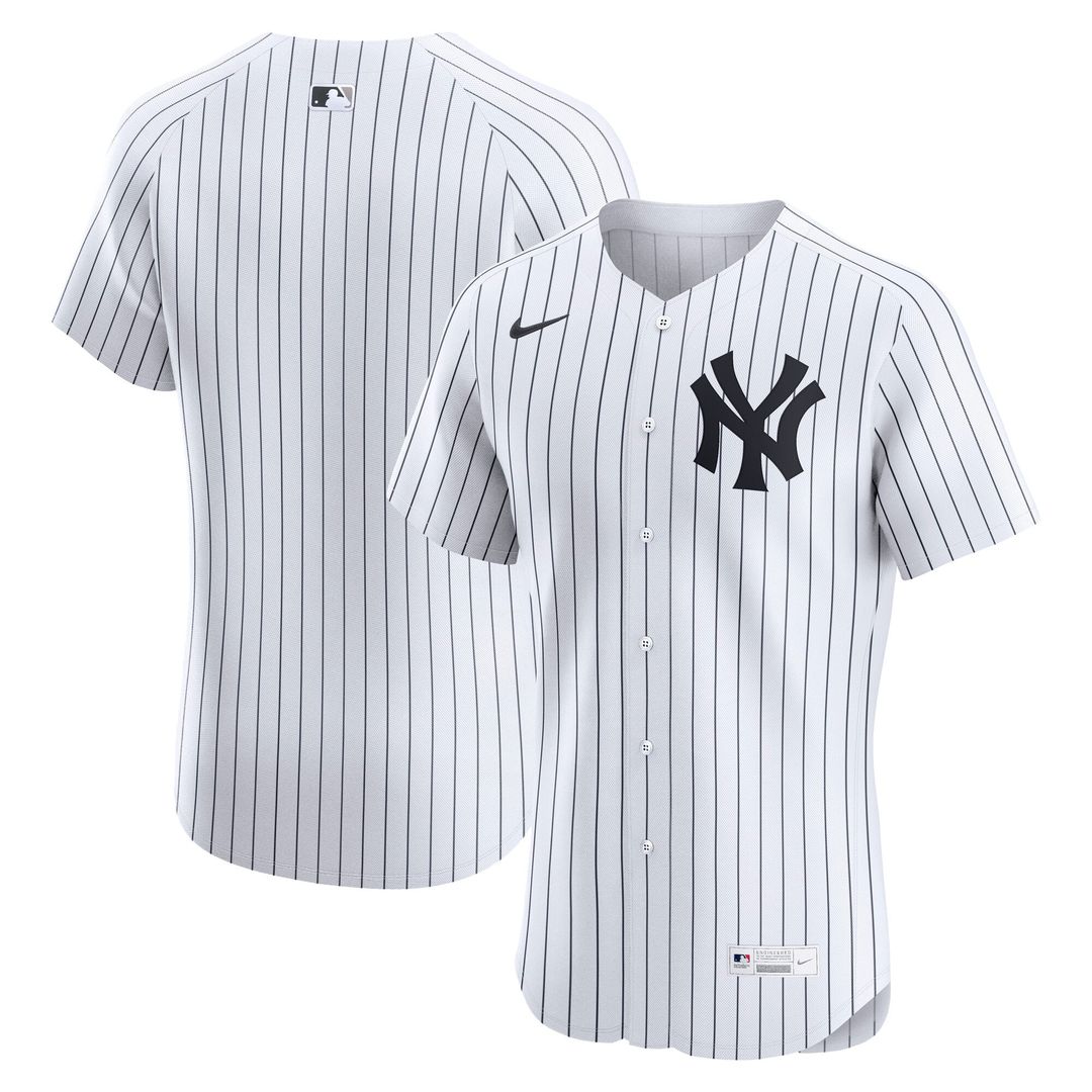 New York Yankees White Home Elite Baseball Jersey
