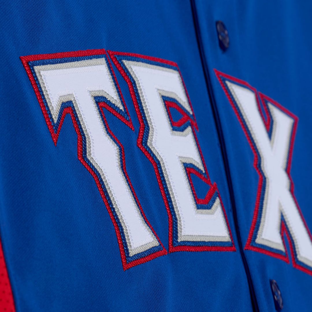 Texas Rangers Adrian Beltre Royal Cooperstown Mesh Batting Practice Button-Up Baseball Jersey | MLB Baseball Jersey