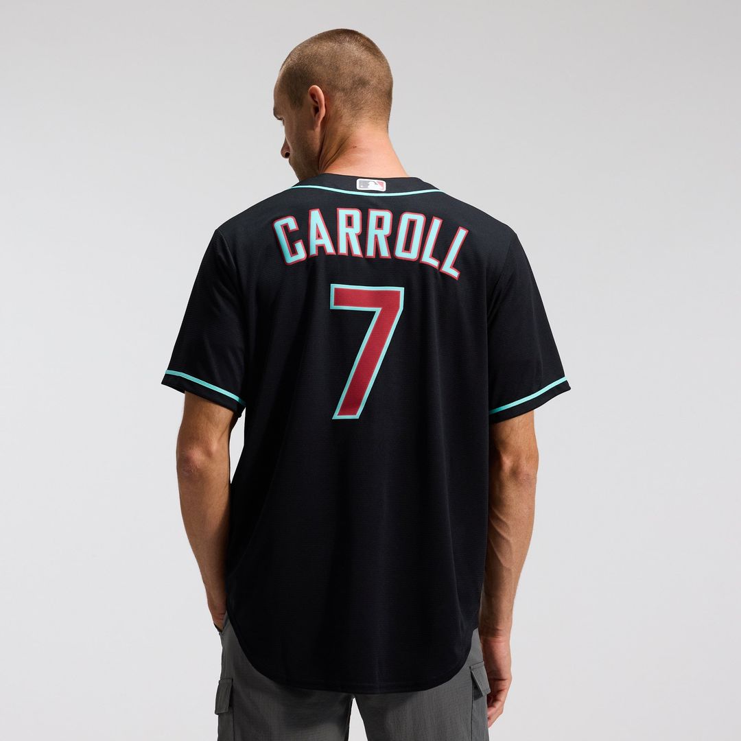Arizona Diamondbacks Corbin Carroll Black Alternate Replica Baseball Jersey | MLB Baseball Jersey