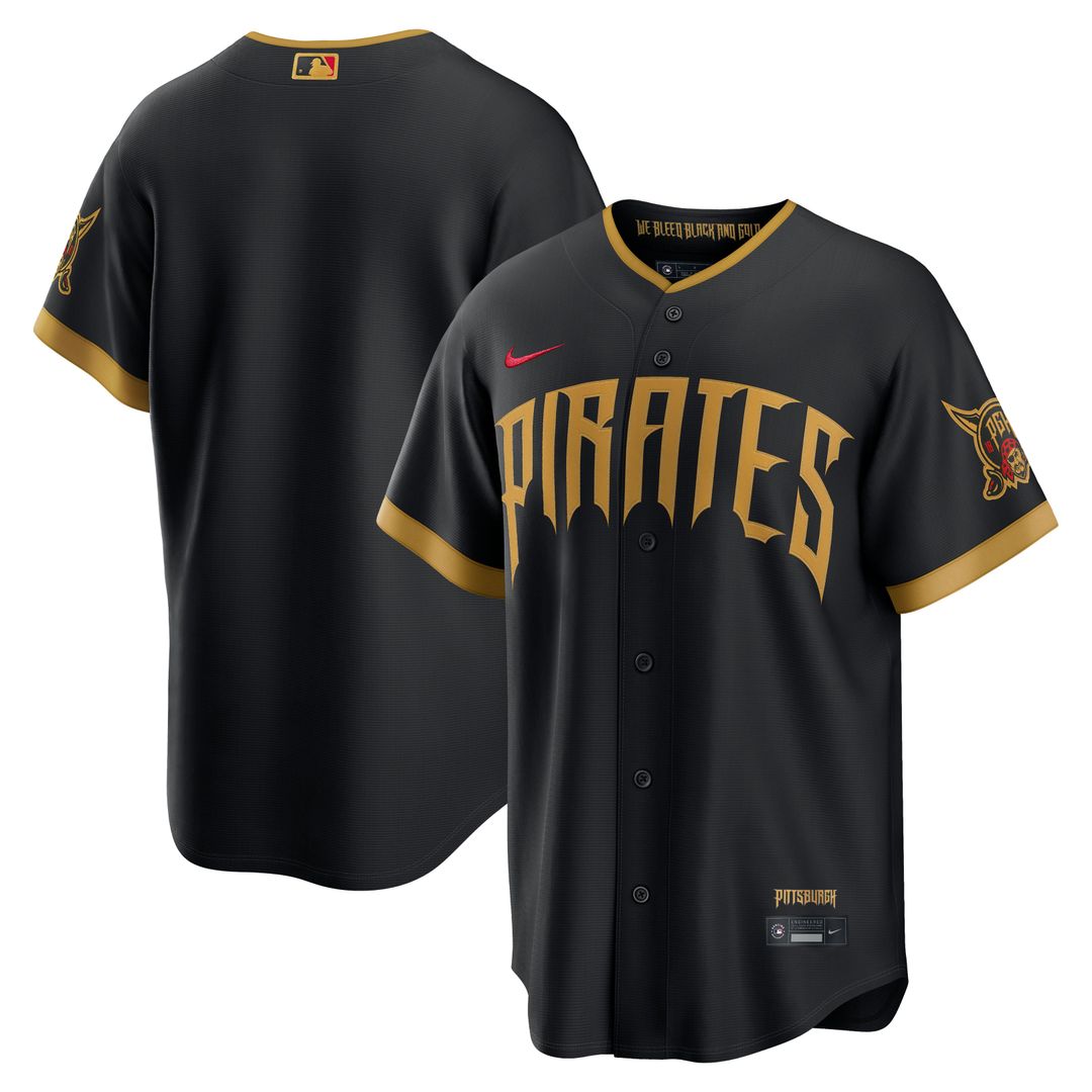 Pittsburgh Pirates Black 2026 City Connect Stadium Baseball Jersey