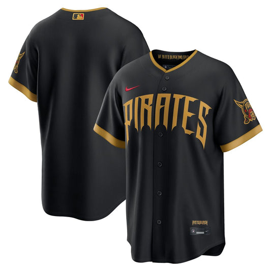 Pittsburgh Pirates Black 2026 City Connect Stadium Baseball Jersey