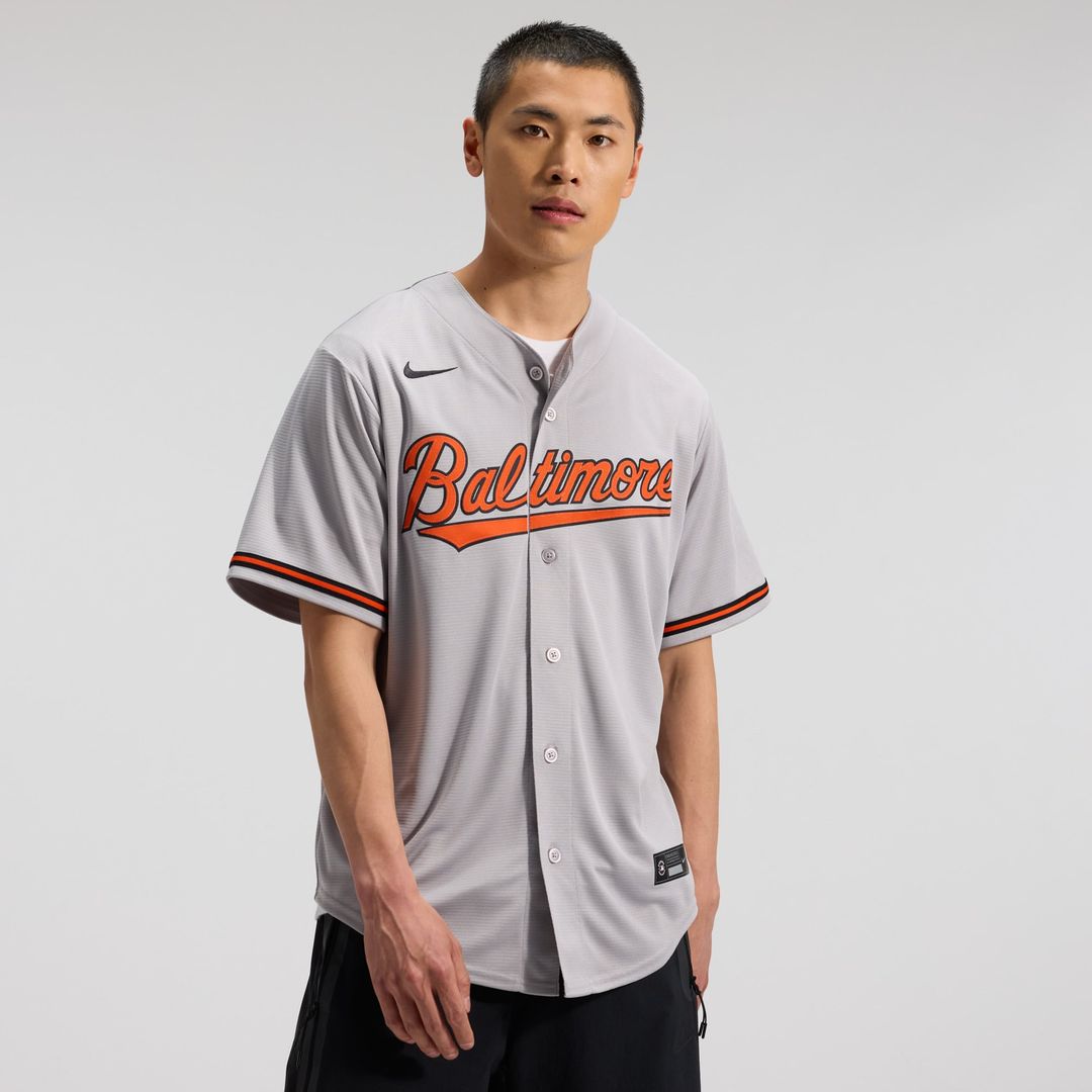Baltimore Orioles Gray Road Replica Team Baseball Jersey
