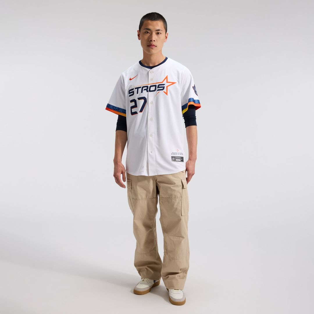 Houston Astros Jose Altuve White 2025 City Connect Limited Baseball Jersey | MLB Baseball Jersey