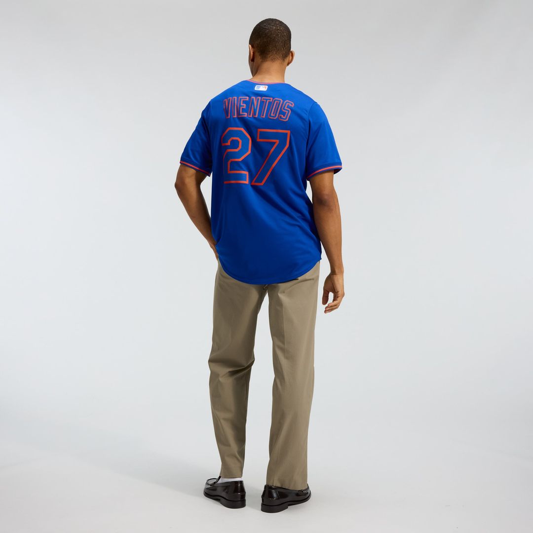 New York Mets Mark Vientos Gray All-Star Limited Baseball Jersey | MLB Baseball Jersey