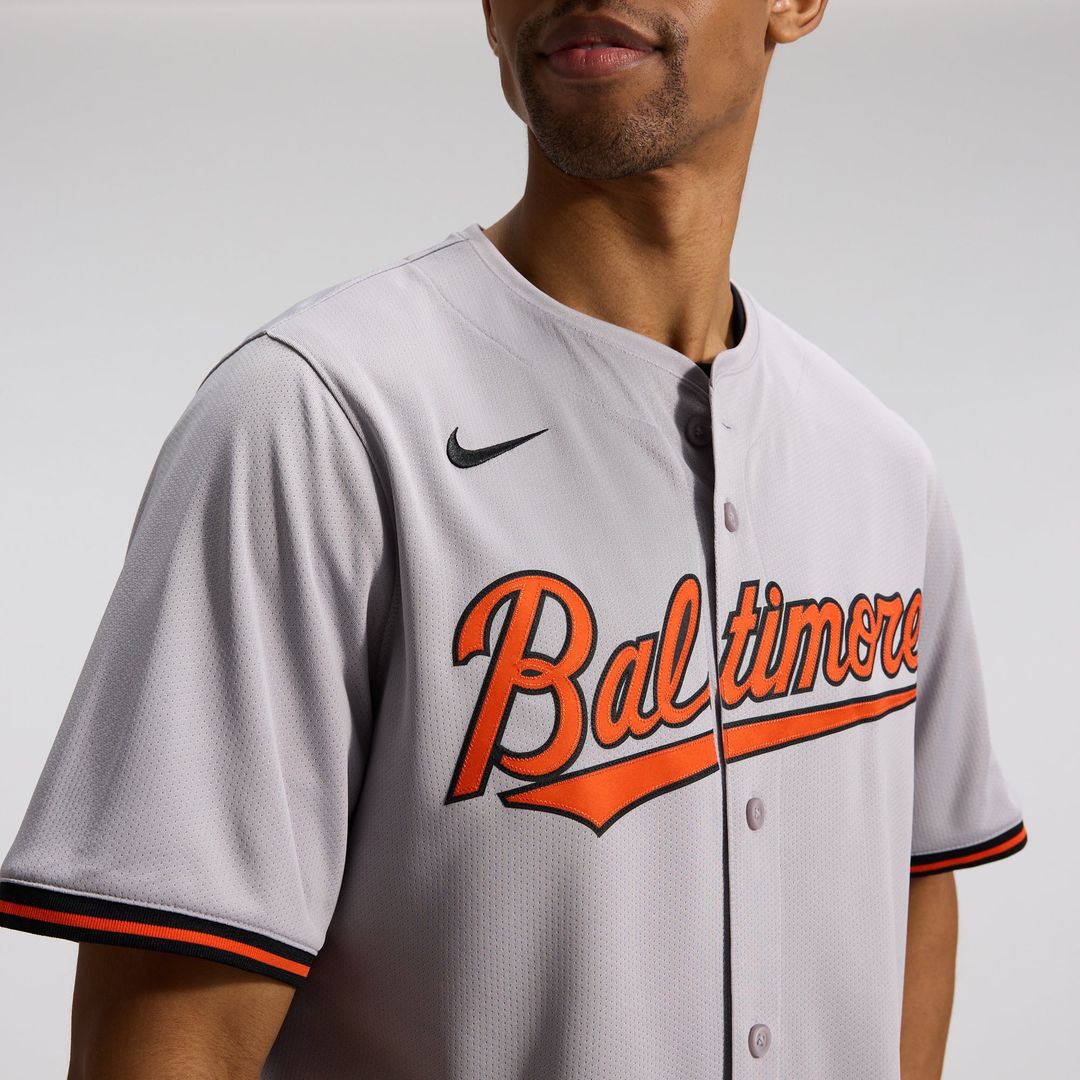Baltimore Orioles Gray Road Limited Baseball Jersey | MLB Baseball Jersey