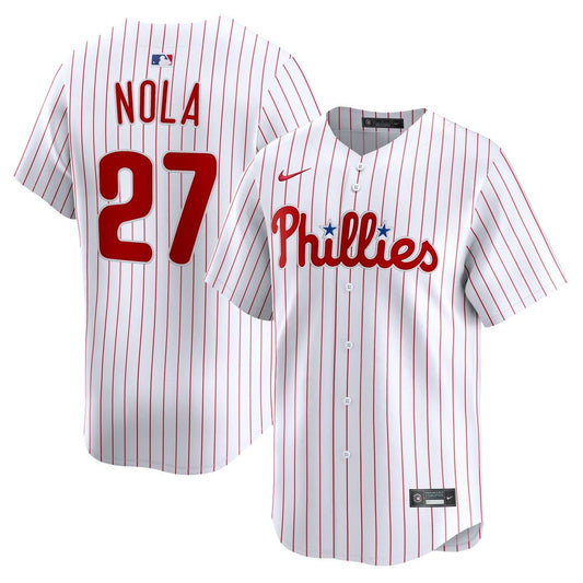 Philadelphia Phillies Aaron Nola White Home Limited Baseball Jersey