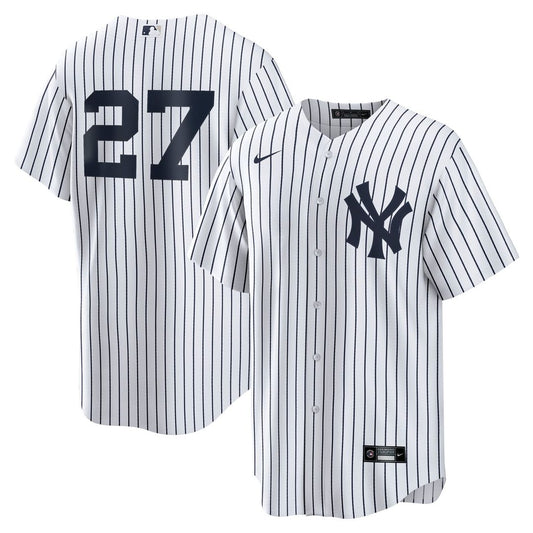 New York Yankees Giancarlo Stanton White Home Replica Baseball Jersey