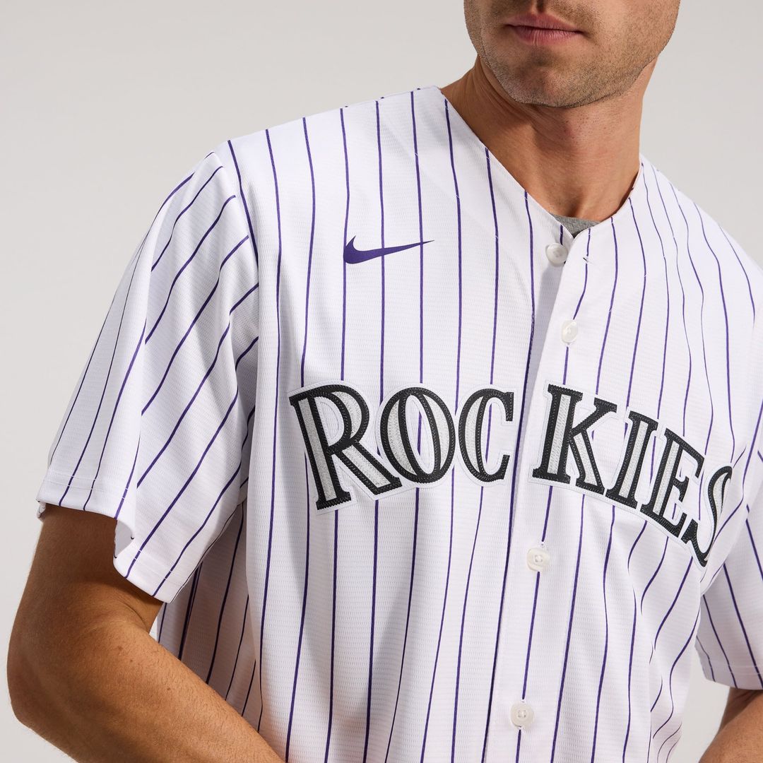 Colorado Rockies White Home Replica Team Baseball Jersey | MLB Baseball Jersey