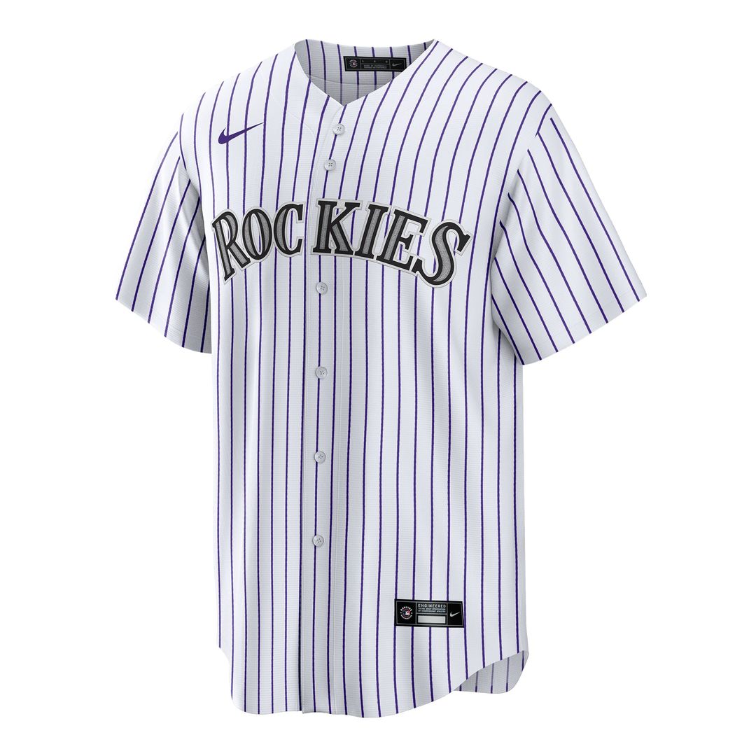 Colorado Rockies Ryan Ritter White Home Replica Baseball Jersey | MLB Baseball Jersey