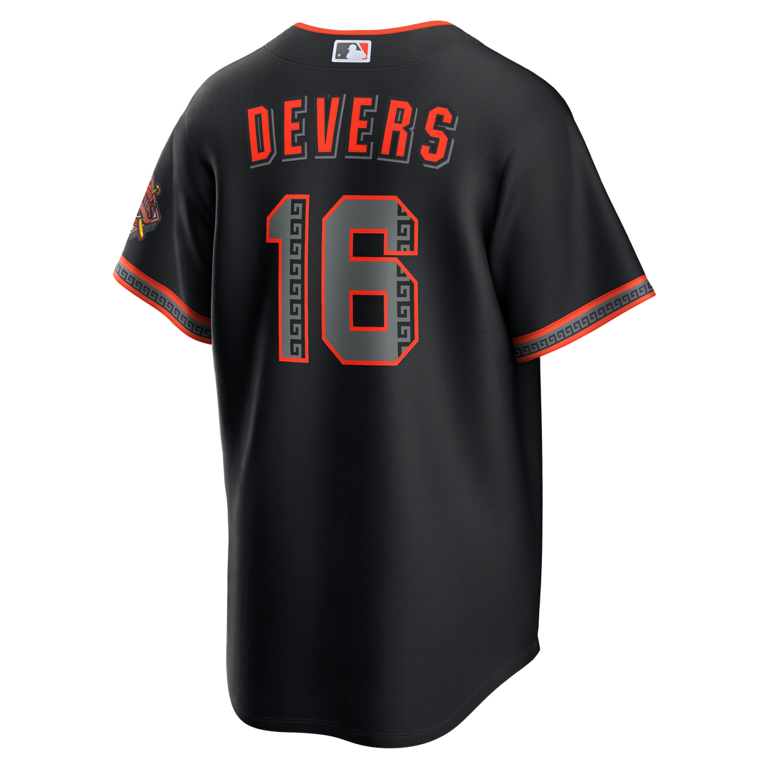 San Francisco Giants Rafael Devers Black Alternate Stadium Baseball Jersey | MLB Baseball Jersey
